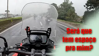 ME INFILTREI NUM GRUPO DE MOTO- A CB500X ACOMPANHOU AS 1200 CC? VIAGEM DE CB500X PARA BOMBINHAS/SC