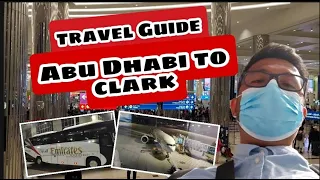 How to Travel from Abu Dhabi, UAE to Clark Pampanga, Philippines? | Travel Guide