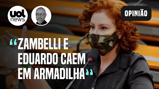 Fundo eleitoral: "Carla Zambelli e Eduardo Bolsonaro caíram em armadilha", avalia Josias de Souza