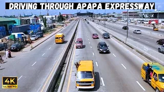 This is now Oworonshoki-Apapa Expressway Driving from Cele to Oshodi!