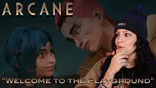 *• LESBIAN REACTS – ARCANE – 1x01 “WELCOME TO THE PLAYGROUND"•*