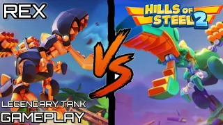LEGENDARY TANK REX [Hill of Steel 2] GamePlay Gem Duel