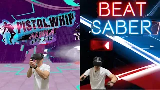 Pistol Whip Akuma Update and Beat Saber