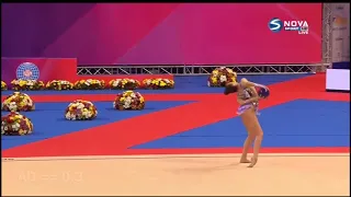 Alina Harnasko ball difficulty WC Sofia 2019 final