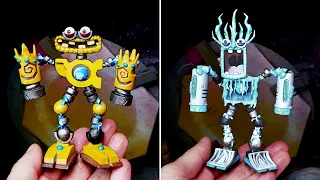 Making Wubbox & Cold Epic Wubbox Sculptures Timelapse - My Singing Monsters