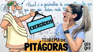 TEOREMA DE PITÁGORAS EXERCÍCIOS Prof. Gis/: