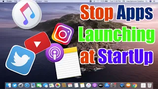 How to Stop Apps Launching at Startup Mac