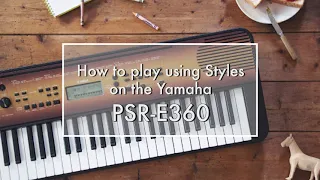 Playing "My Bonnie" with the Yamaha PSR-E360 keyboard