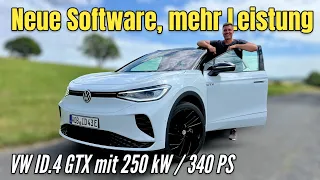 VW ID.4 GTX: Neue Software, neuer Antrieb - das bringt das Update für 2024! Test | Review