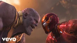 Thanos Stabs Tony Iron Man Avengers Infinity War | LAY LAY REMIX by Gabidulin | [Chase Scene]