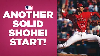 Another solid start from Shohei Ohtani!! Angels' star goes 6 IP with 5 Ks and 2 hits allowed!