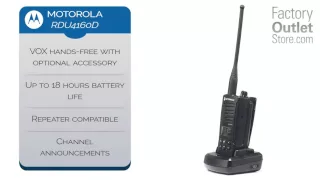 Motorola RDU4160D Two Way Radio