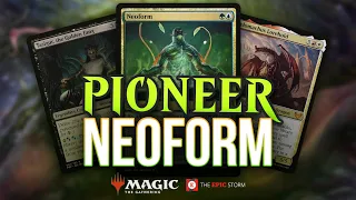 Turn 3 wins w/ Neoform Combo in MTG Pioneer! Elder Dragon Velomachus Lorehold | Magic: The Gathering