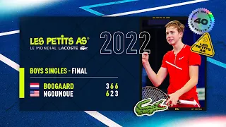 Les Petits As 2022 | Boys Final | Thijs Boogaard vs. Carel Aubriel Ngounoue