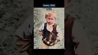 Little Boy From Serbia In 1920 🥺 What Do You Think He Was Doing? #history #oldfootage #historical