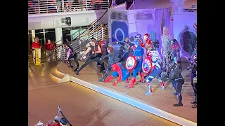 MARVEL Day At Sea!!!! Characters, Shows & MORE! Disney Dream Day 2!