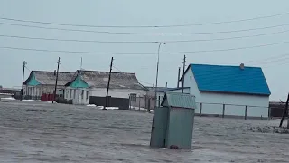 Дома ушли под воду за несколько часов. Казахстан накрыло мощным паводком