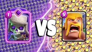 EVOLVED SKELETONS Vs BARBARIANS - Clash Royale Battle