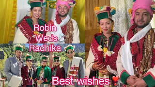 Kinnauri wedding vlog||💍Robin weds Radhika ||Sangla to Sunnam #wedding #kinnaur #culture #tribal