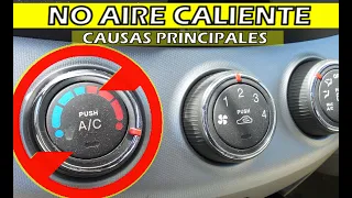 Porque no sale Aire Caliente en el auto? (causas principales)/no calefaccion