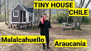 GENIAL TINY HOUSE en CHILE 🇨🇱 Vacaciones en ARAUCANIA - Alquiler Airbnb Turístico  Malalchuello