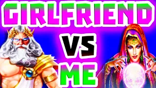 I DID A BONUS BATTLE 🔥 VS MY GIRLFRIEND 🤷‍♀️ GATES OF OLYMPUS AGAINST MADAME DESTINY MEGAWAYS‼️