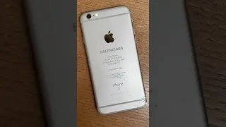 Balenciaga iphone 6S invitation