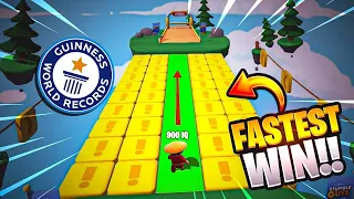 🔥Fastest Win! In Stumble Guys🔥 | New Trick In Block Dash Map Stumble Guys