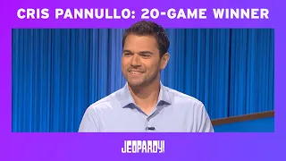 Cris Pannullo's Big 20-Day Win | Winners Circle | JEOPARDY!