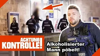 SCHLÄGEREI am Bahnhof! 🥊 Alkoholisierter PÖBELT weiter! |2/2| Kabel Eins | Achtung Kontrolle