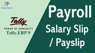 how to create Payroll in tamil / salary slip for employee / Create payslip in tally  /attendance