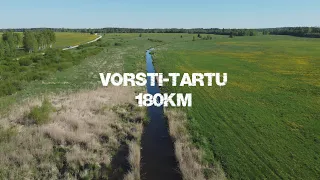 Vorsti - Tartu 180km river trip alone, day1 Одиночный 180 км сплав по речкам Эстонии