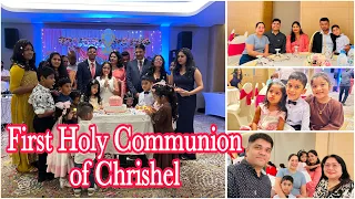 Holy Communion Celebration of Chrishel at Wyndham Hotel Dubai @orlenenoronhavlogs