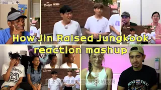 [BTS] How Jin Raised Jungkook｜reaction mashup