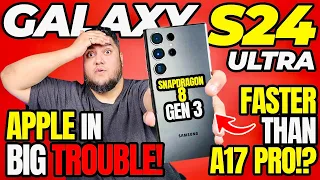 Galaxy S24 Ultra Leaks! | Snapdragon 8 Gen 3 Benchmarks - Apple In Big Trouble?