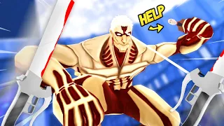 Fighting the Armored Titan with my Friend and Everything Went Wrong in Attack On Quest VR