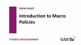 Fiscal Policy - Introduction to Macroeconomic Policies | Economics Revision