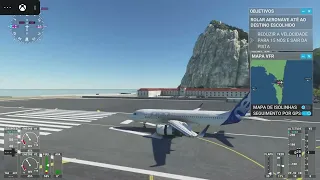 A320neo Regular Landing at Gibraltar Airport