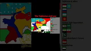 Tajikistan War - #flags #history #countries #nationalflags #nationalsymbols #tajikistan #shorts