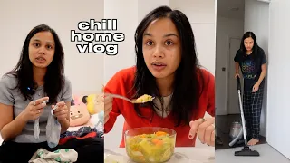 chill home vlog | chicken stew, laundry and terrible customer service