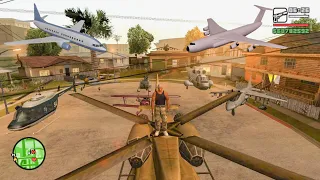 cj steals all planes / gta san andreas