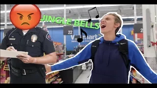 SCREAMING CHRISTMAS CAROLS IN WALMART 👮‍♀️ | Christian Lalama