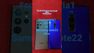 Single test photo of Sony Xperia 1 2019 vs Samsung Note22Ultra 2022#sonyxperiaproi #xperia1#xperia1v