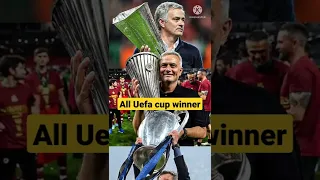 jose mourinho won all uefa trophy as manager#uefa#shorts#short#footballshort#europa#championleague