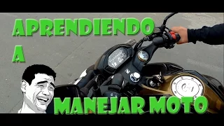 Driving lessons with a motorcycle - MotoVlog in Spanish