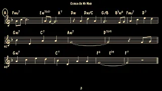 Georgia On My Mind - F Major - Sheet Music with Backing Track