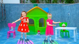 Five Kids Moving to the pool + more Children's Songs and Videos