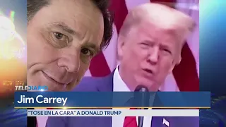 Jim Carrey "tose" en la cara de Donald Trump