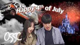 Koreans React To The Ways Americans Celebrate the 4th of July | 𝙊𝙎𝙎𝘾