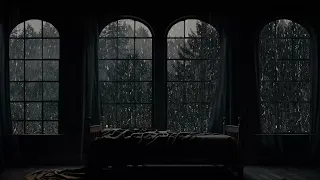 Best Rain Sound in Forest for Sleep, Reduce Stress - Fall Asleep Quickly with Rain Sound on Window